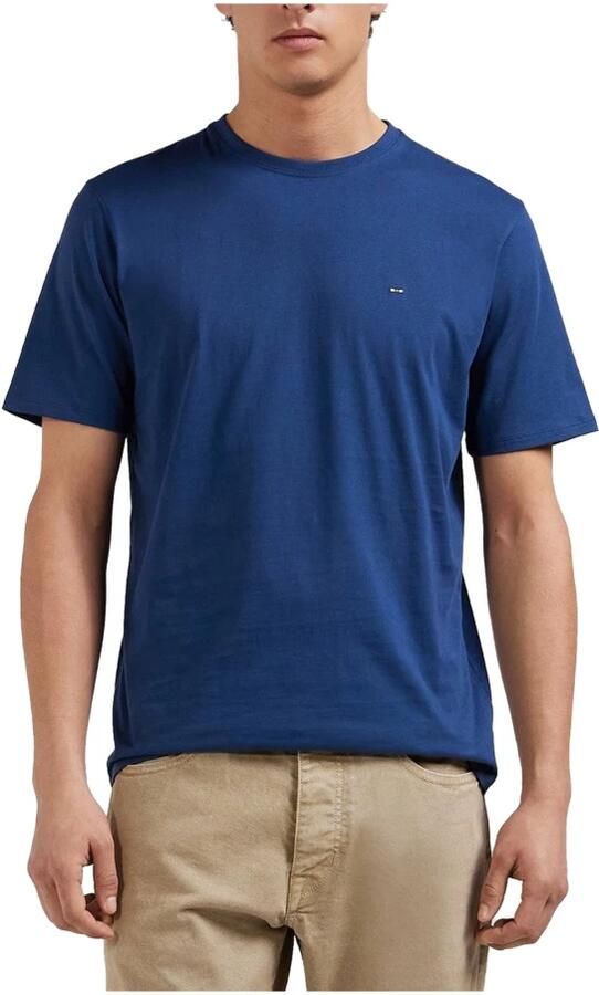 Eden Park Pima Katoenen TShirt Blauw Blue Heren - Foto 1