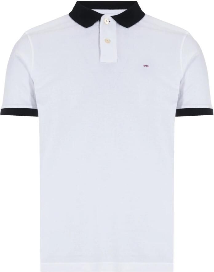 Eden Park Polo Shirt Korte Mouw White Heren - Foto 3