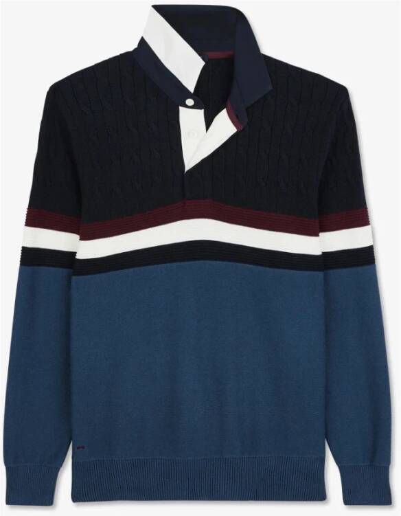 Eden Park Jersey Blauw Heren