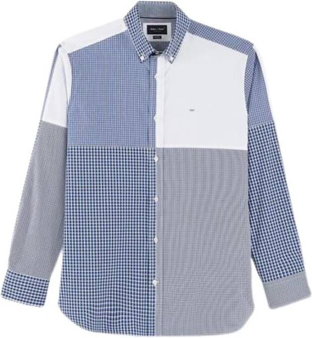 Eden Park Overhemd Blauw Heren