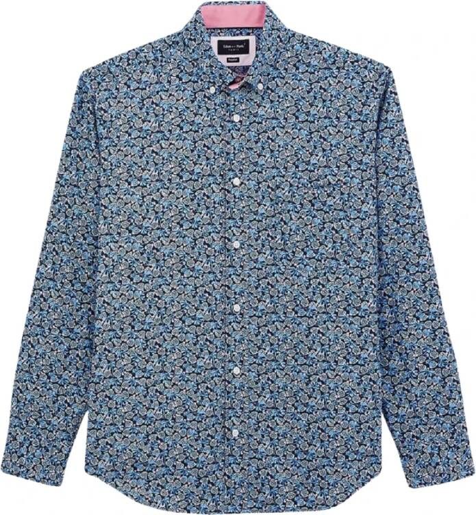 Eden Park Overhemd Blauw Heren