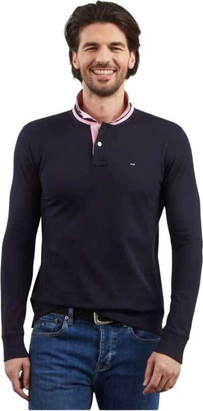 Eden Park Polo Shirt Blauw Heren