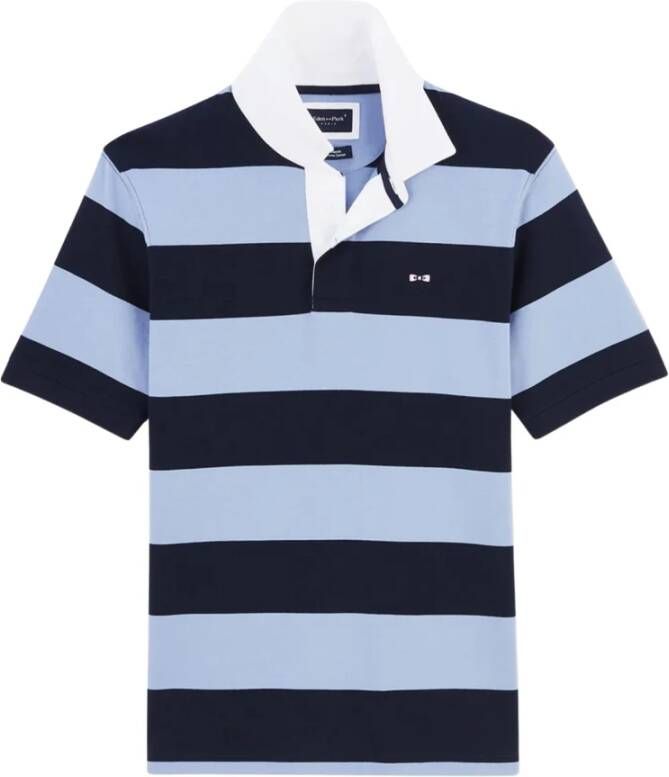 Eden Park Polo Shirt Blauw Heren
