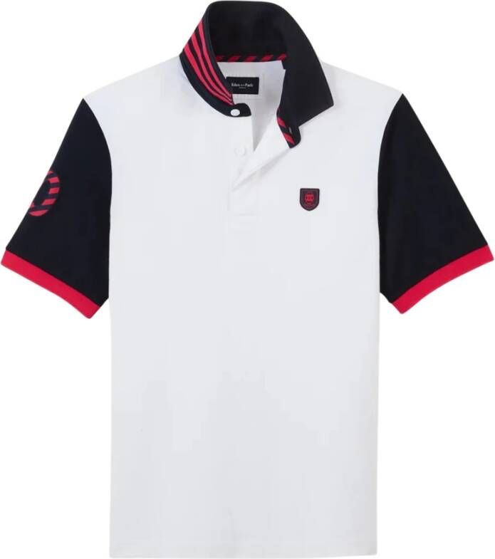 Eden Park Polo Shirt White Heren