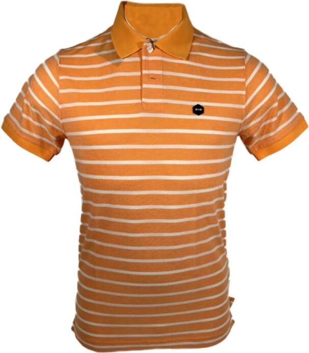Eden Park Poloshirt Oranje Heren