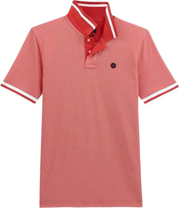 Eden Park Poloshirt Rood Heren