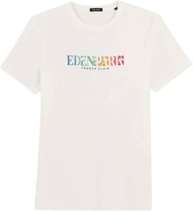 Eden Park Roundeck T-shirt Wit Heren