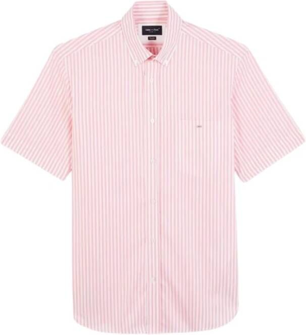 Eden Park Shirt met korte mouwen Roze Heren