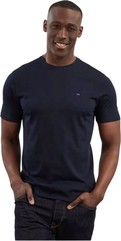 Eden Park T-Shirts Blauw Heren