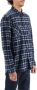Edwin Roses Labour Shirt LS Navy Heavy Flannel Brushed Blauw Heren - Thumbnail 2