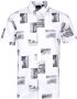 Edwin Archief fotoafdruk shirt met korte mouwen White Heren - Thumbnail 1