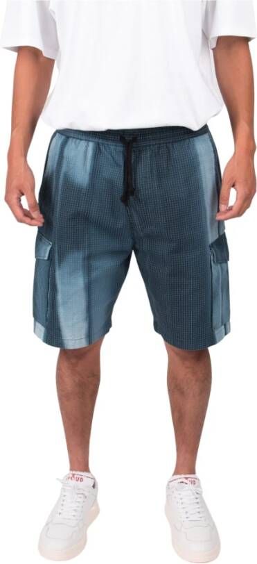 Edwin Casual shorts Blauw Heren