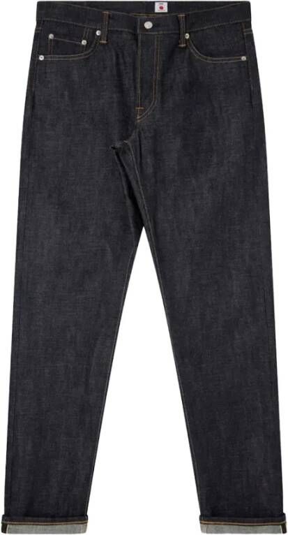 Edwin Donker Indigo Tapered Denim Jeans Blauw Heren