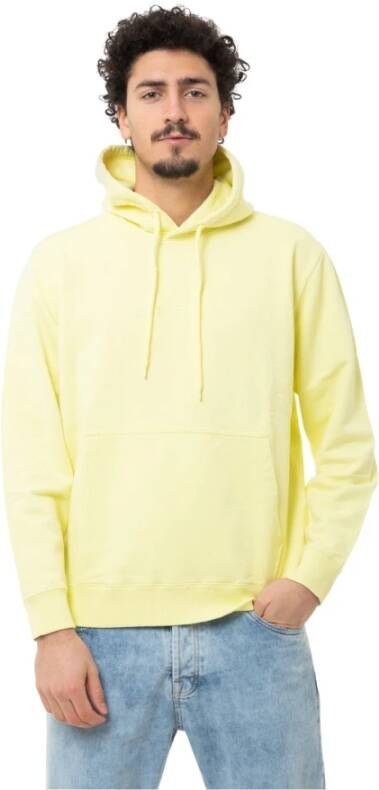 Edwin Hoodies Yellow Heren