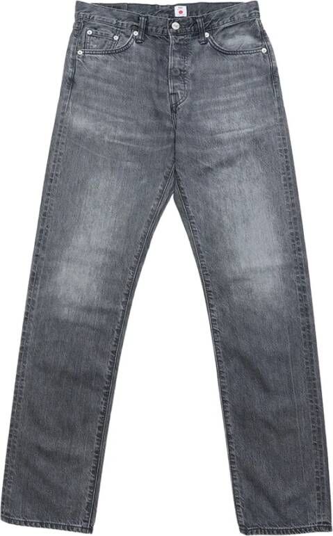 Edwin Losse pasvorm Kaihara zwarte denim Zwart Heren