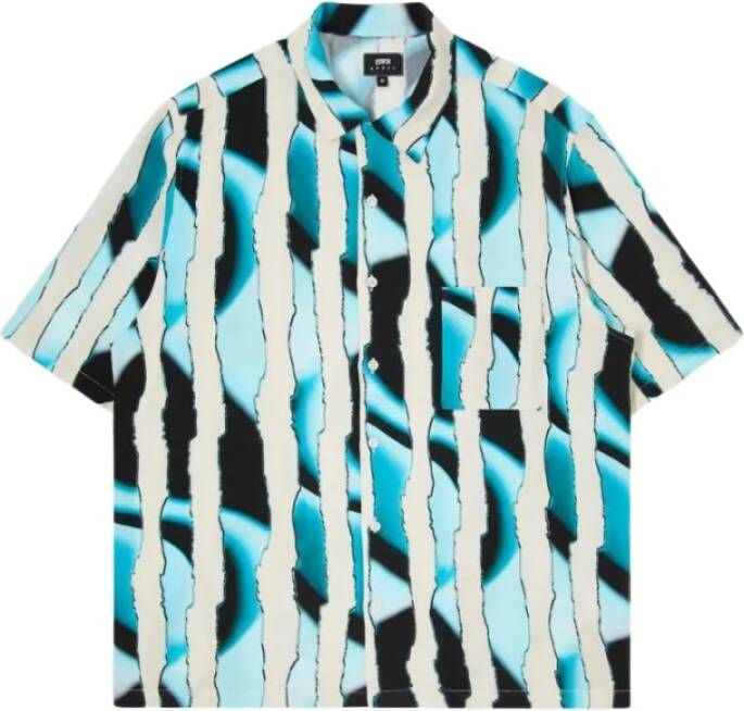 Edwin Multidimensional Stripes Shirt SS Meerkleurig Heren