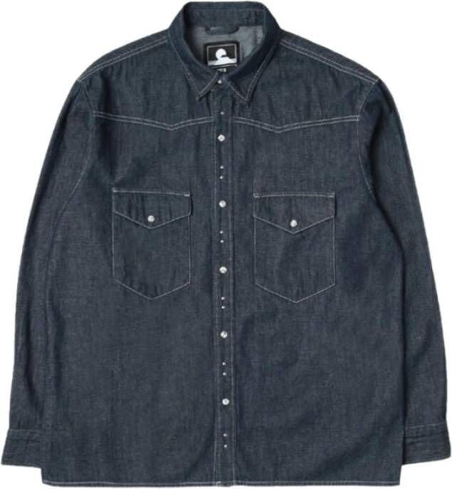 Edwin R-Westerse denim shirt Blauw Heren
