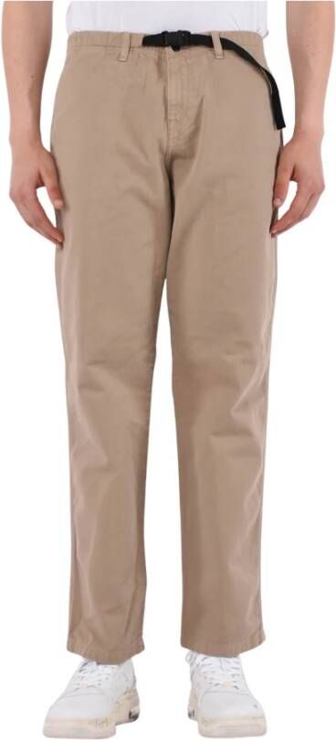 Edwin Rechte Broek Beige Heren