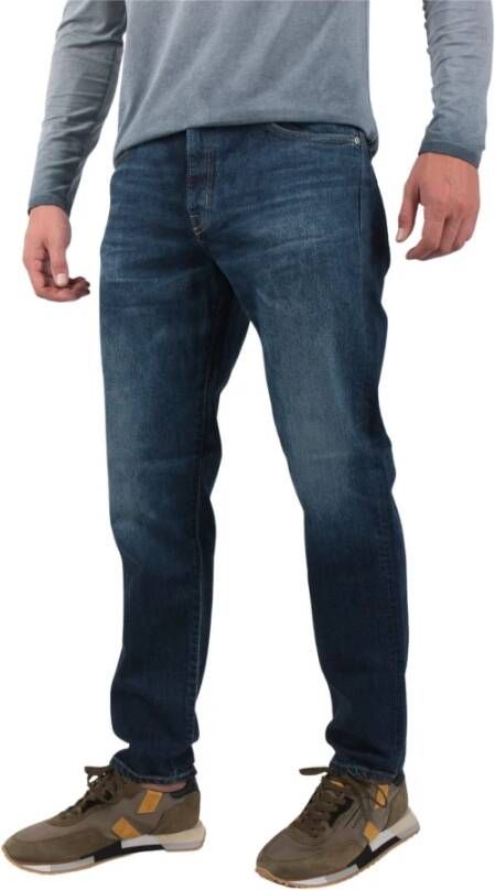 Edwin Rechte jeans Blauw Heren