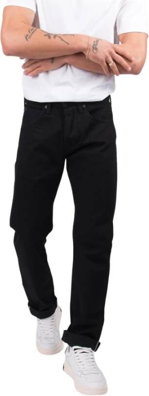 Edwin Rechte jeans Zwart Heren