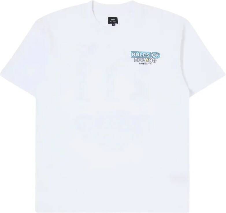 Edwin Regels van het Buigen T-Shirt White Heren