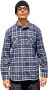Edwin Roses Labour Shirt LS Navy Heavy Flannel Brushed Blauw Heren - Thumbnail 5