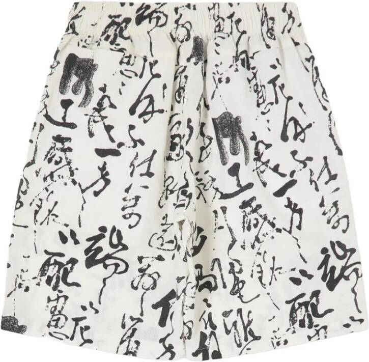 Edwin Short Shorts White Heren