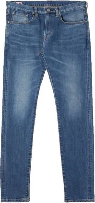 Edwin Slanke taps toelopende jeans Blauw Heren