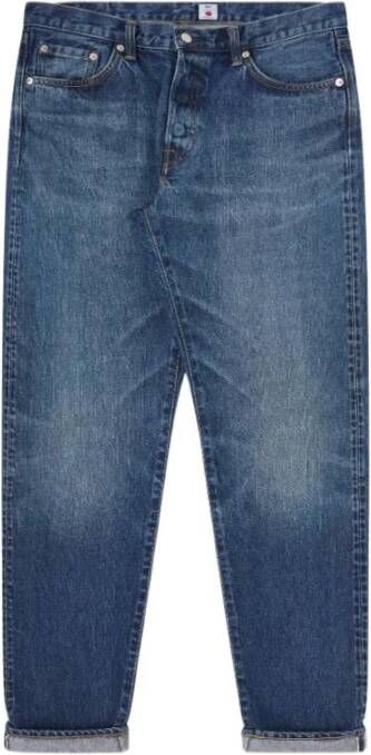 Edwin Regular Tapered Donkere Gewassen Denim Jeans Blue Heren