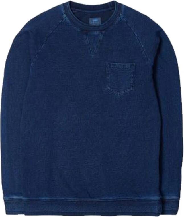 Edwin Sweatshirt Blauw Heren