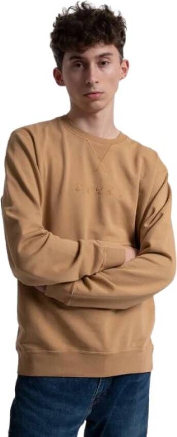 Edwin Sweatshirt Bruin Heren