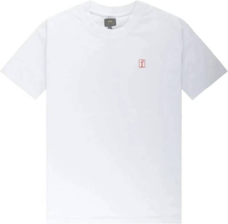 Edwin Fortress Collage T-Shirt White Heren