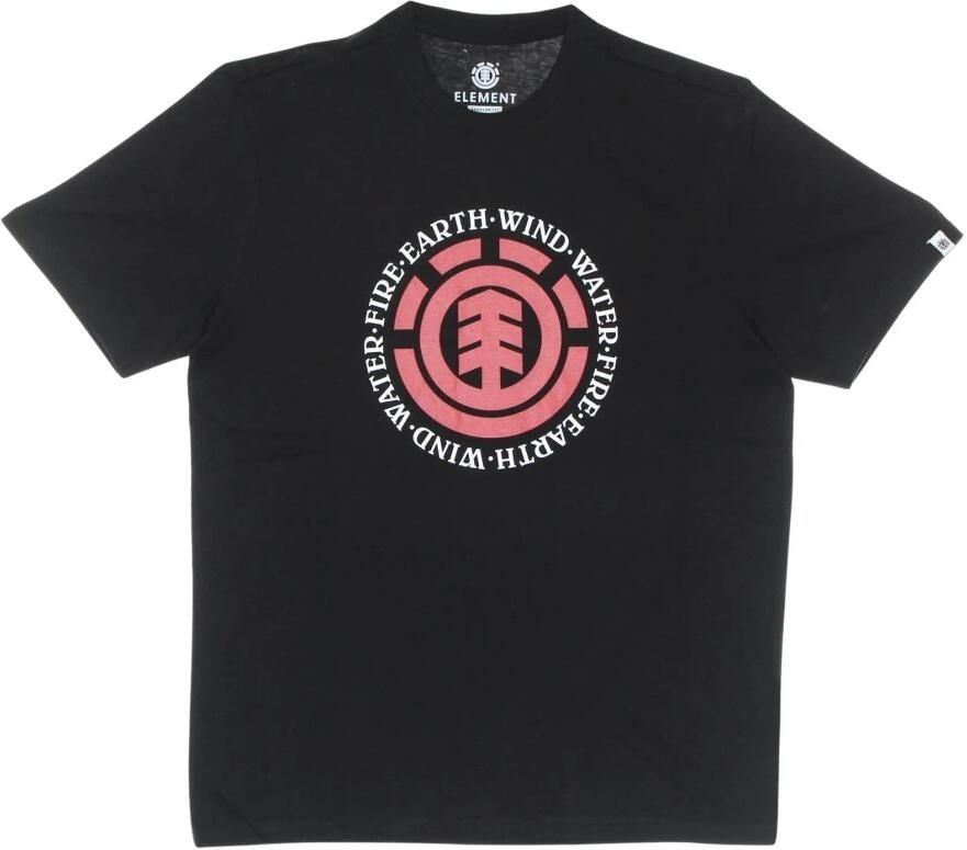 Element Flint Black Heren T-shirt Korte Mouw Black Heren