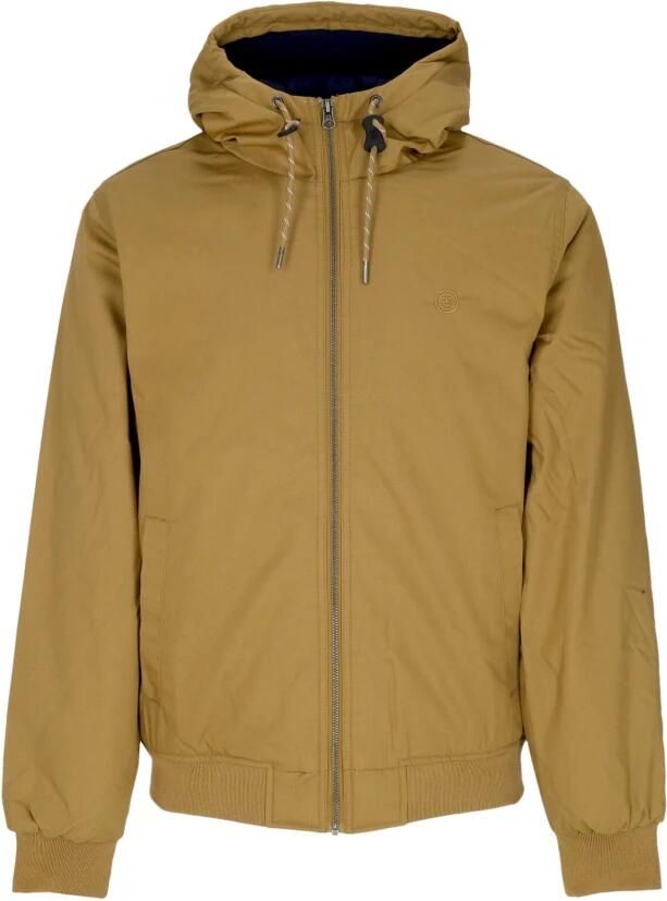 Element Gouden Waterafstotende Jas met Verstelbare Capuchon Yellow Heren