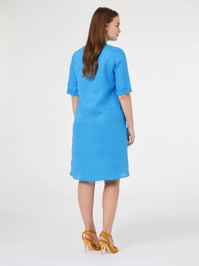 Elena Mirò Elegante Jurk Blue Dames - Foto 6