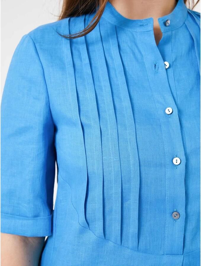 Elena Mirò Elegante Jurk Blue Dames - Foto 3