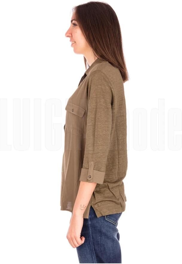 Elena Mirò Jersey T-Shirt Green Dames - Foto 8