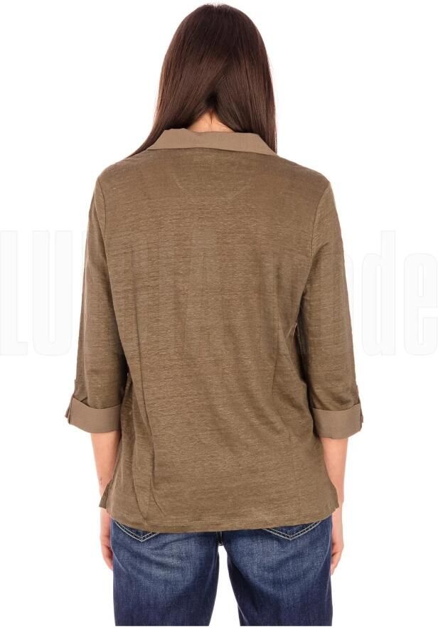 Elena Mirò Jersey T-Shirt Green Dames - Foto 6