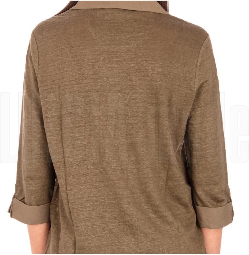Elena Mirò Jersey T-Shirt Green Dames - Foto 4