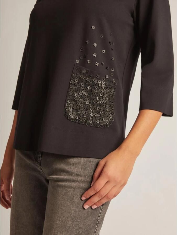 Elena Mirò Stijlvolle Shirt Black Dames - Foto 4