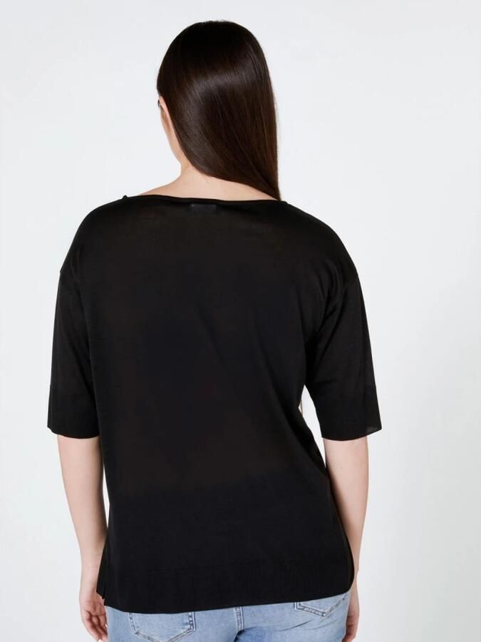 Elena Mirò Stijlvolle T-Shirt voor Vrouwen Black Dames - Foto 5