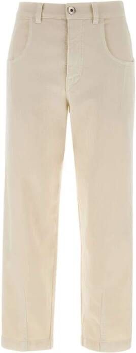 Eleventy Beige Straight Jeans Casual Style Beige Dames