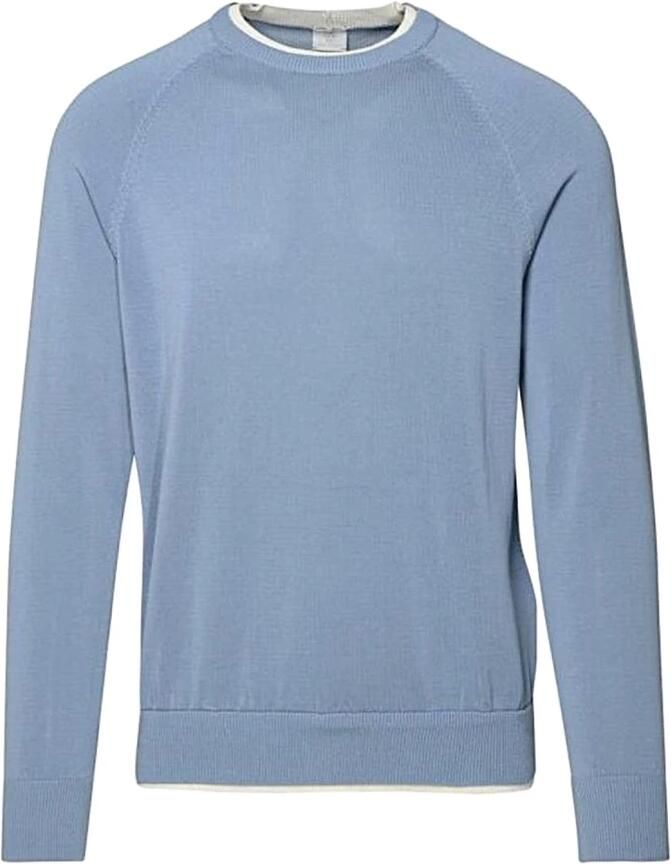 Eleventy Stijlvolle Gebreide Top Blue Heren