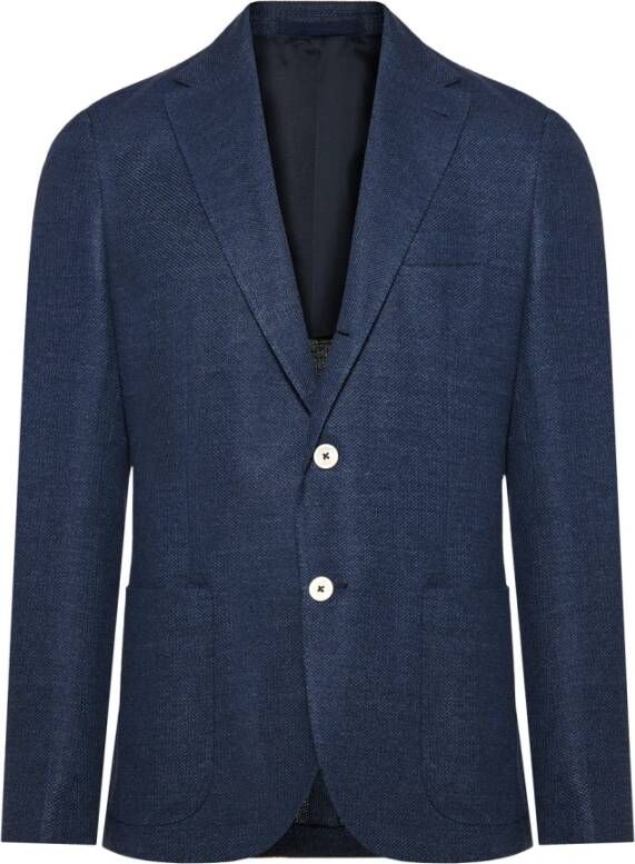 Eleventy Formal Blazers Blauw Heren
