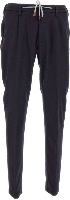 Eleventy Hoogste broek Blauw Heren