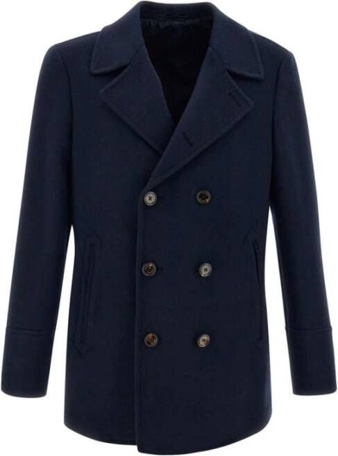Eleventy Met dubbele rijs Blauw Heren