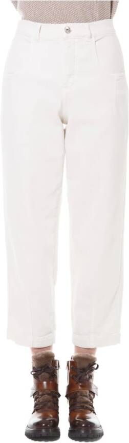 Eleventy Beige Straight Jeans Casual Style Beige Dames