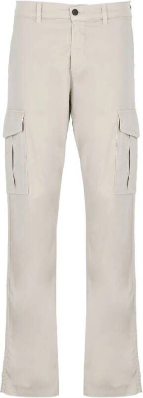 Eleventy Straight Trousers Beige Heren
