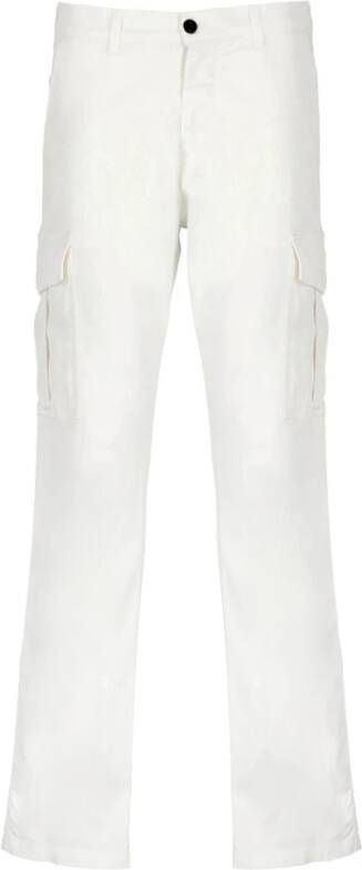 Eleventy Straight Trousers Wit Heren
