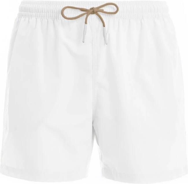 Eleventy Strandshorts Ss23 White Heren